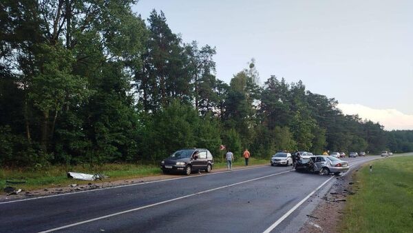 На месте ДТП в Дятловском районе - Sputnik Беларусь