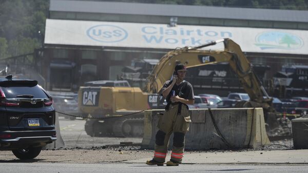 На месте ЧП в Клэртоне - Sputnik Беларусь