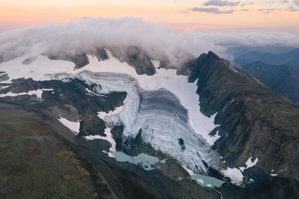 Снимок ледника ИГАН фотографа Андрея Белавина, представленный на фотовыставке С высоты птичьего полета - Sputnik Беларусь