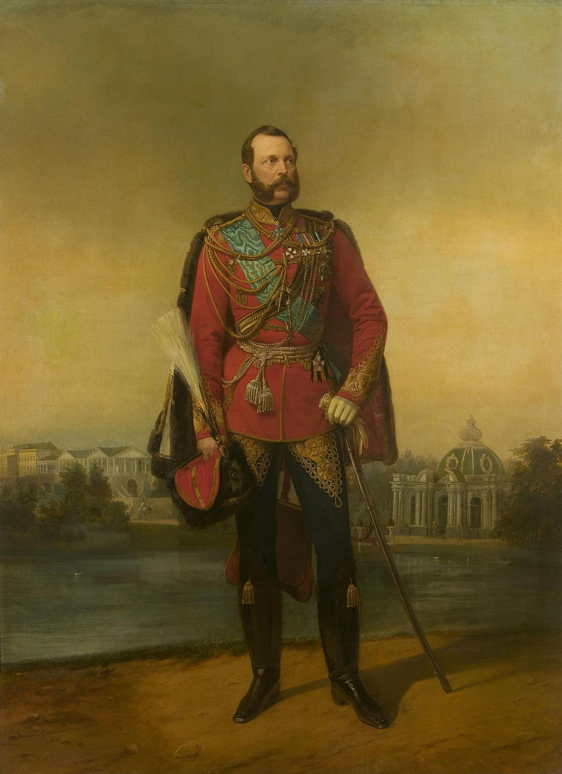 Егор (Георг) Иванович Ботман
Портрет императора Александра II, 1866 год Егор (Георг) Иванович Ботман
Портрет императора Александра II, 1866 год - Sputnik Беларусь, 1920, 13.08.2025