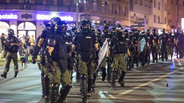Паліцыя ў Сербіі - Sputnik Беларусь