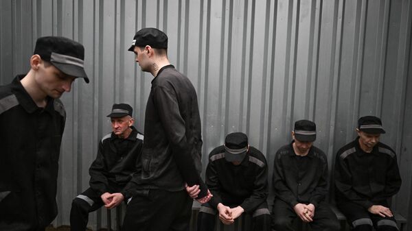 Украинские пленные в российском исправительном учреждении - Sputnik Беларусь