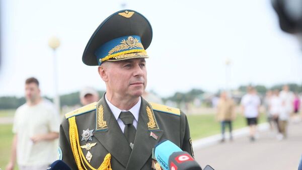 Командующий Военно-воздушными силами и войсками противовоздушной обороны генерал-майор Андрей Лукьянович - Sputnik Беларусь