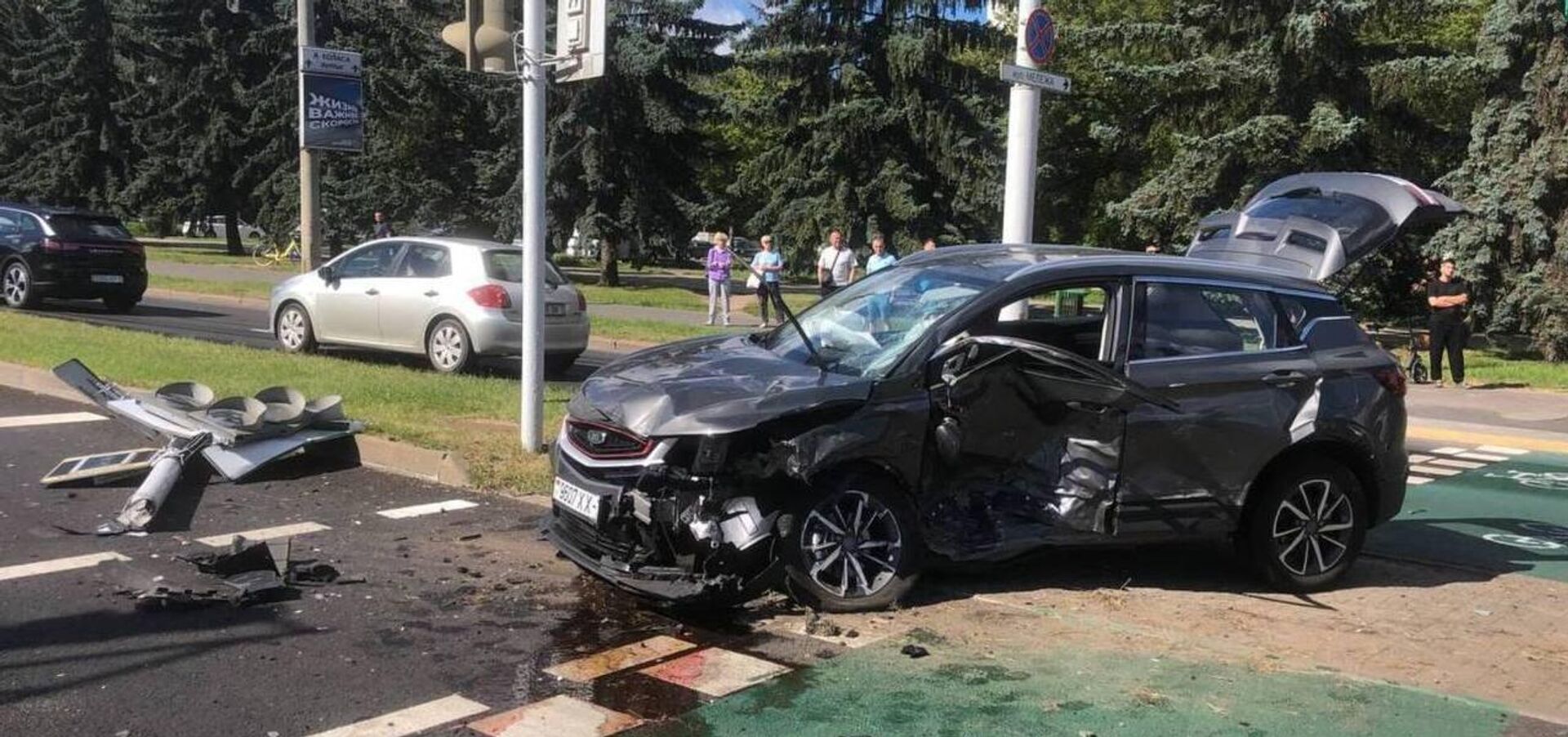 На месте ДТП - Sputnik Беларусь, 1920, 17.08.2025