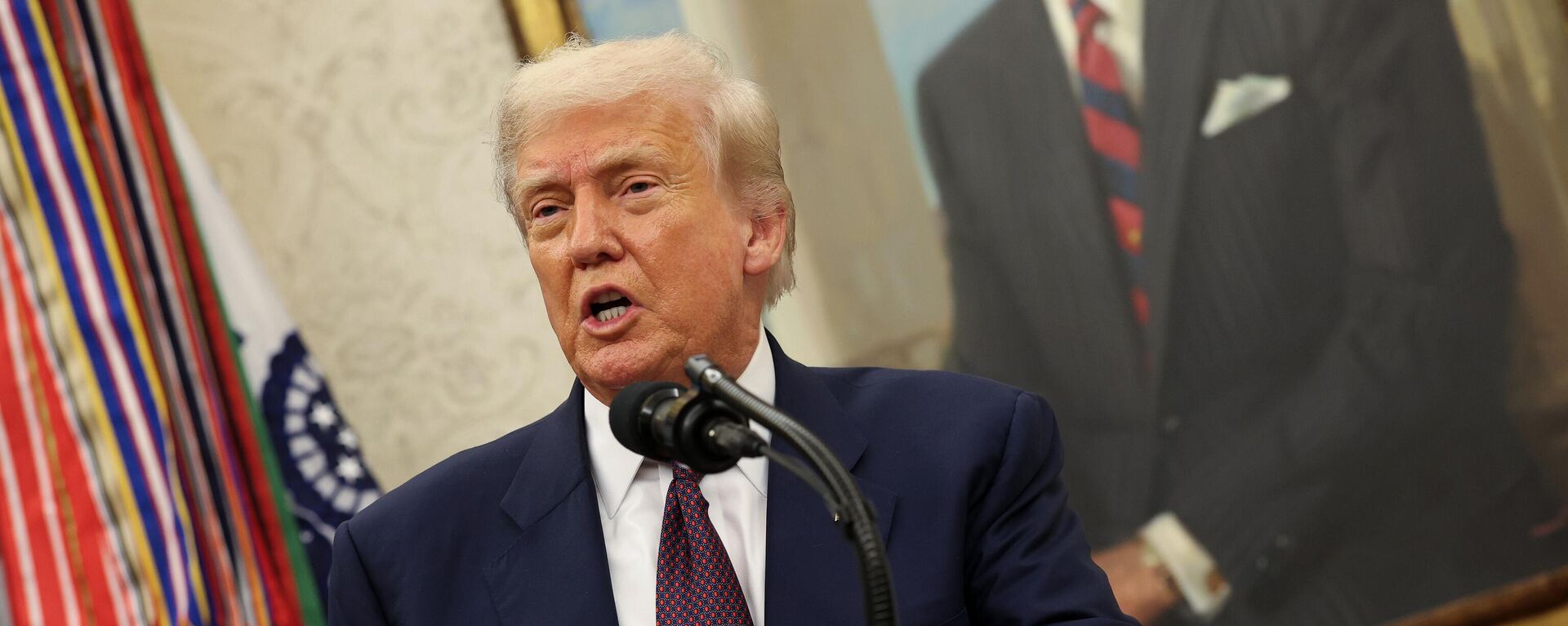 Прэзідэнт ЗША Дональд Трамп - Sputnik Беларусь, 1920, 18.08.2025