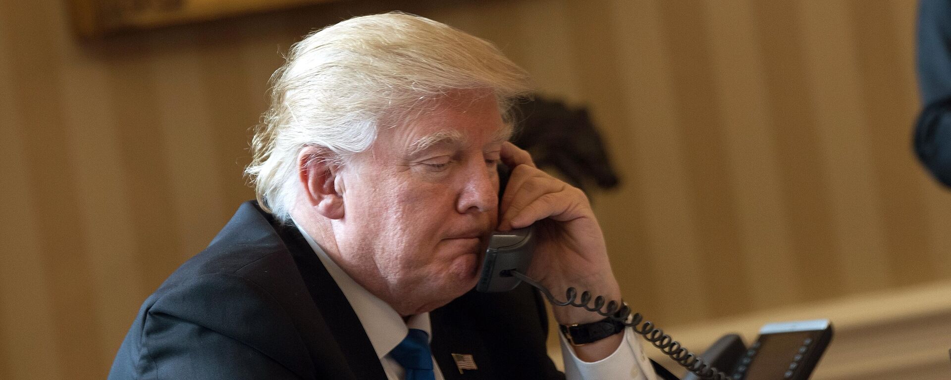Прэзідэнт ЗША Дональд Трамп - Sputnik Беларусь, 1920, 19.08.2025