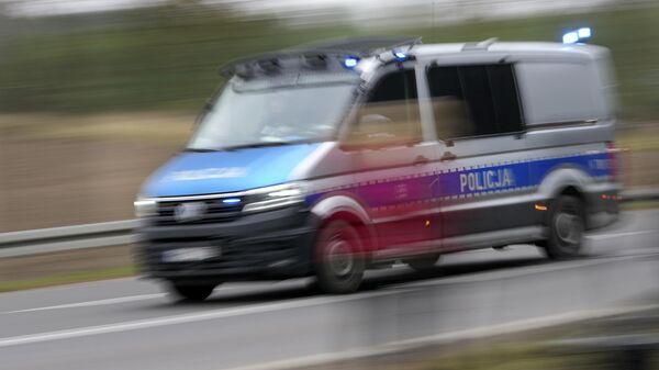 Автомобиль польской полиции, архивное фото - Sputnik Беларусь