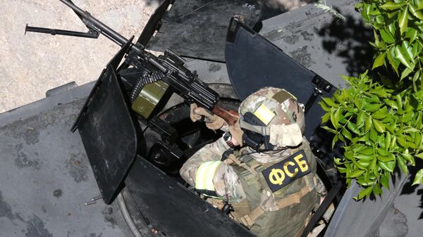 Сотрудники подразделения спецназначения ФСБ России, архивное фото - Sputnik Беларусь