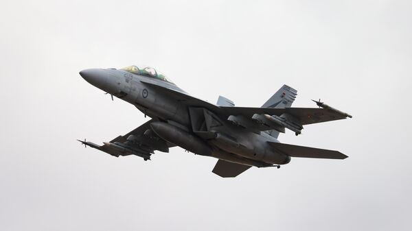 Истребитель McDonnell Douglas F/A-18 Hornet - Sputnik Беларусь