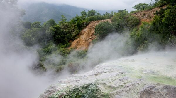 Термальные источники у подножия вулкана Баранского на острове Итуруп - Sputnik Беларусь