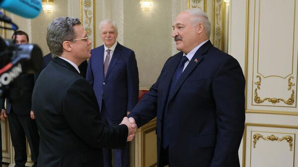 Встреча губернатора Вологодской области Георгия Филимонова с президентом Беларуси Александром Лукашенко - Sputnik Беларусь