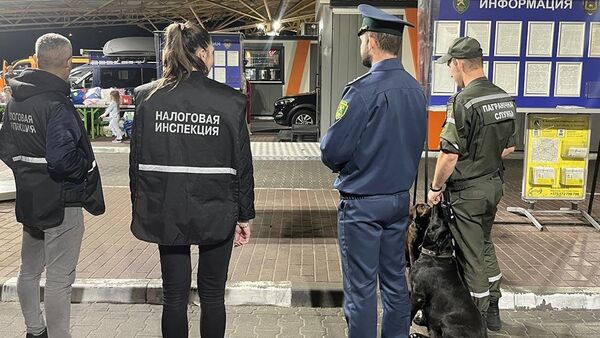 Контролеры в ПП Брест - Sputnik Беларусь