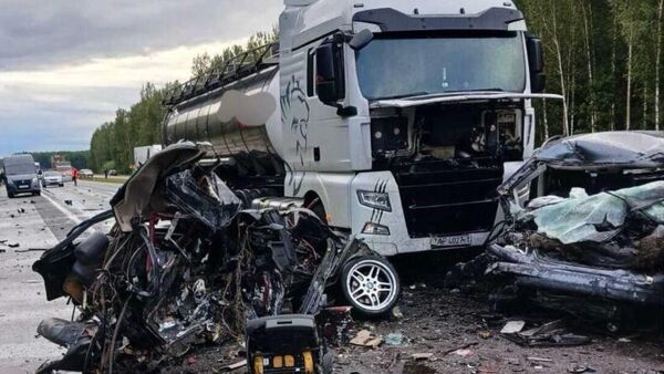 На месте ДТП - Sputnik Беларусь