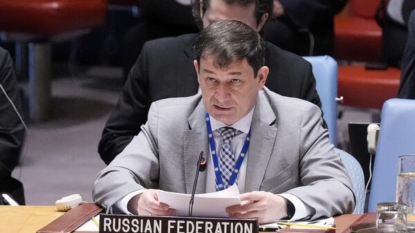 Первый заместитель постоянного представителя России при ООН Дмитрий Полянский - Sputnik Беларусь
