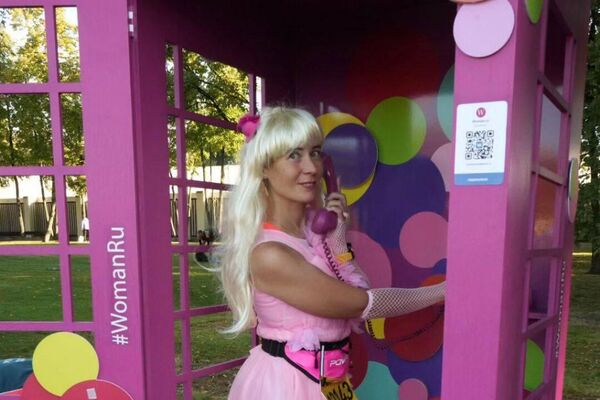 На марафонах Ольга любит представать в ярких и необычных образах - Sputnik Беларусь