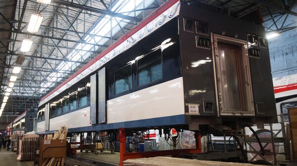 Линия сборки вагонов - Sputnik Беларусь