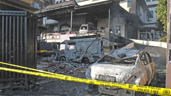 Последствия беспорядков в Индонезии - Sputnik Беларусь