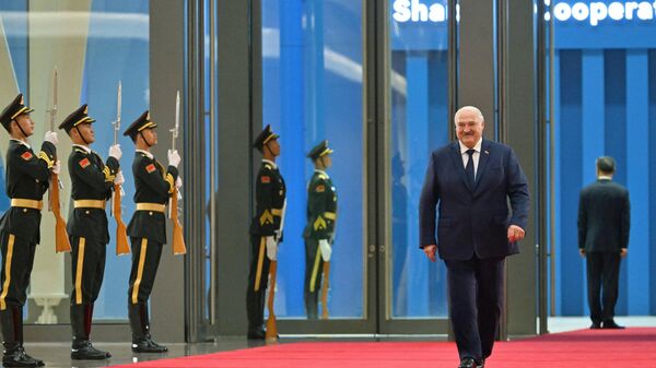 Прэзідэнт Беларусі Аляксандр Лукашэнка на саміце ШАС у Цяньцзіні (КНР) - Sputnik Беларусь