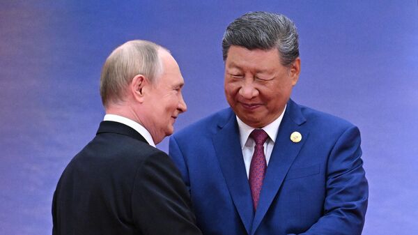 Уладзімір Пуцін і Сі Цзіньпін - Sputnik Беларусь