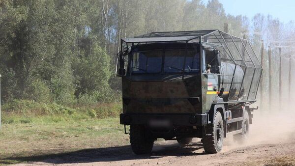 Спецыяльнае вучэнне праходзіць на палігоне Лосвіда - Sputnik Беларусь