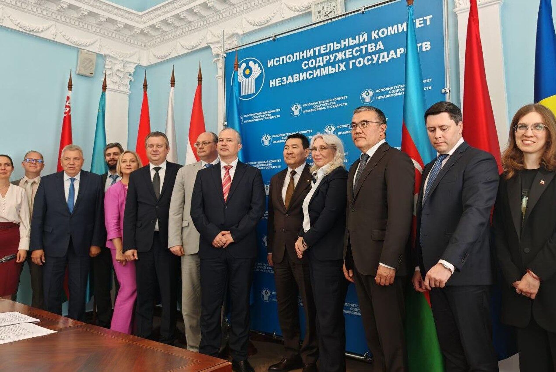 Церемония принесения присяги судьями Экономического суда СНГ Церемония принесения присяги судьями Экономического суда СНГ - Sputnik Беларусь, 1920, 04.09.2025