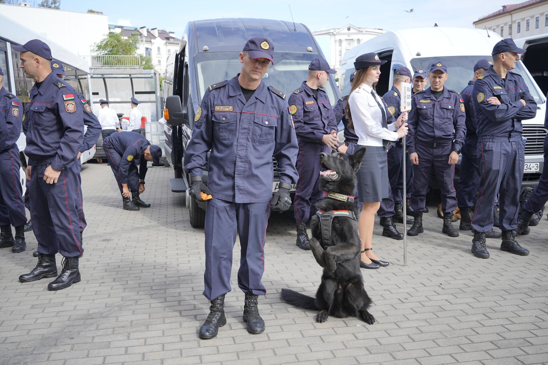 Республиканский смотр-конкурс профессионального мастерства сотрудников департамента охраны МВД Республиканский смотр-конкурс профессионального мастерства сотрудников департамента охраны МВД - Sputnik Беларусь, 1920, 09.09.2025