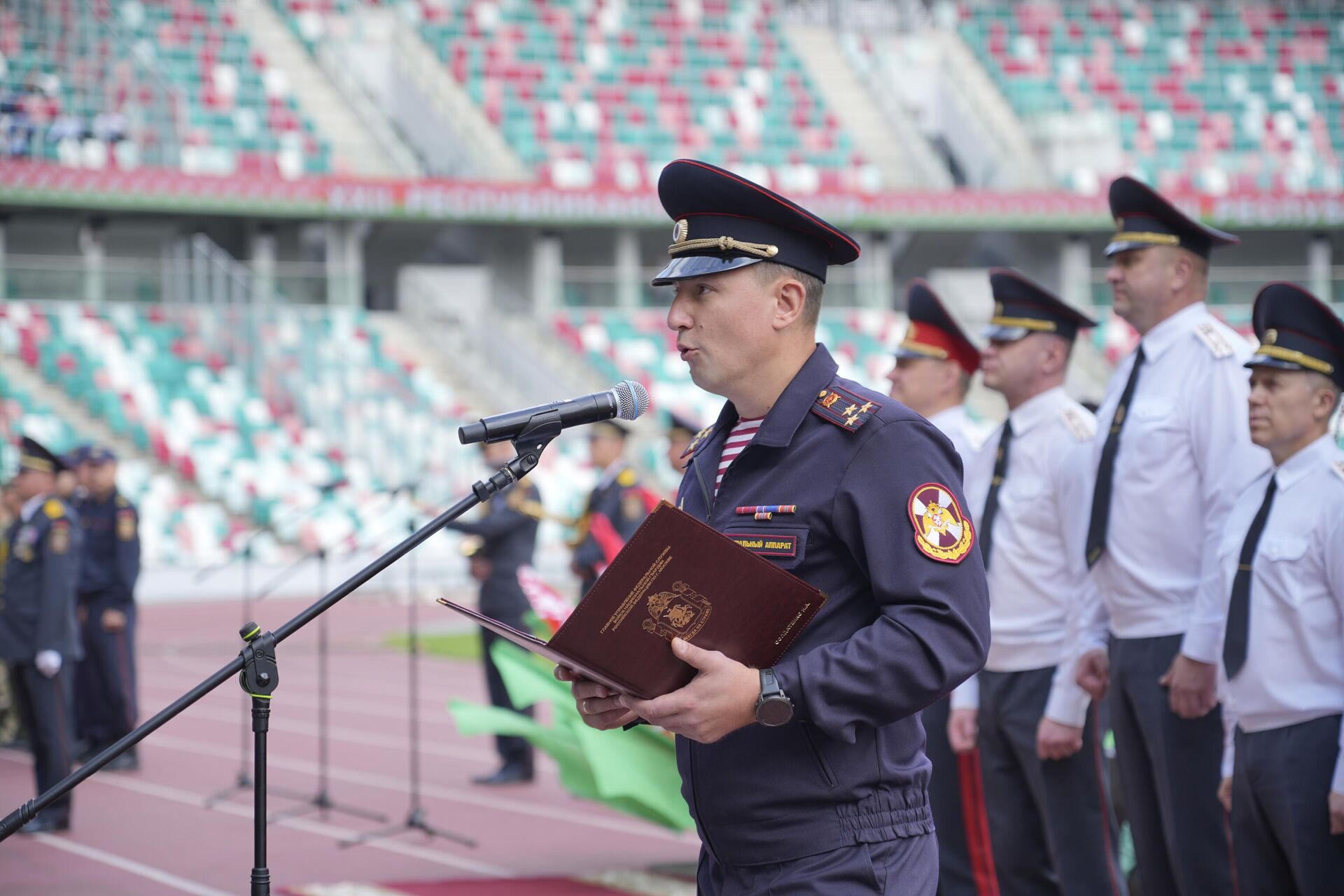Заместитель замначальника Главного управления Росгвардии по г. Москва полковник полиции Николай Солдатенко Заместитель замначальника Главного управления Росгвардии по г. Москва полковник полиции Николай Солдатенко - Sputnik Беларусь, 1920, 09.09.2025