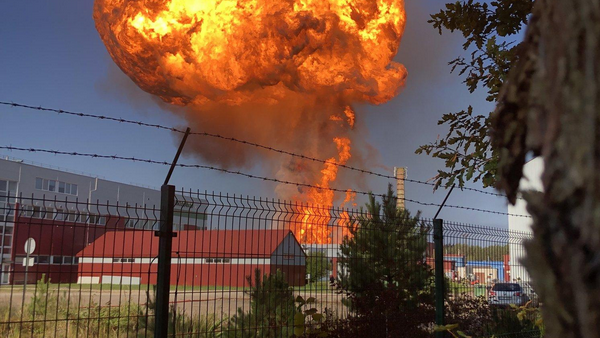 Пожар на станции в Вильнюсе - Sputnik Беларусь