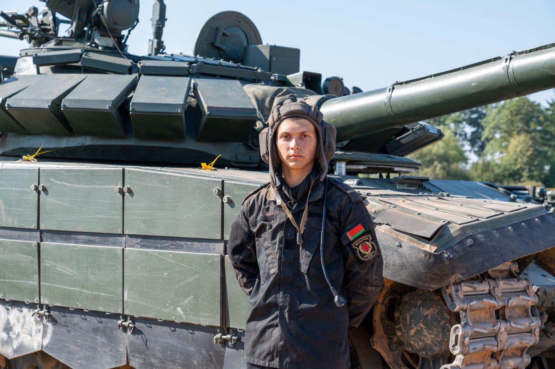 Механик-водитель танка Даниил Карачун - Sputnik Беларусь, 1920, 11.09.2025