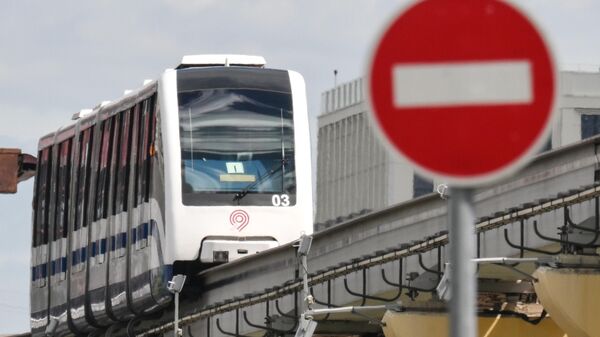 Поезд монорельсовой транспортной системы  - Sputnik Беларусь