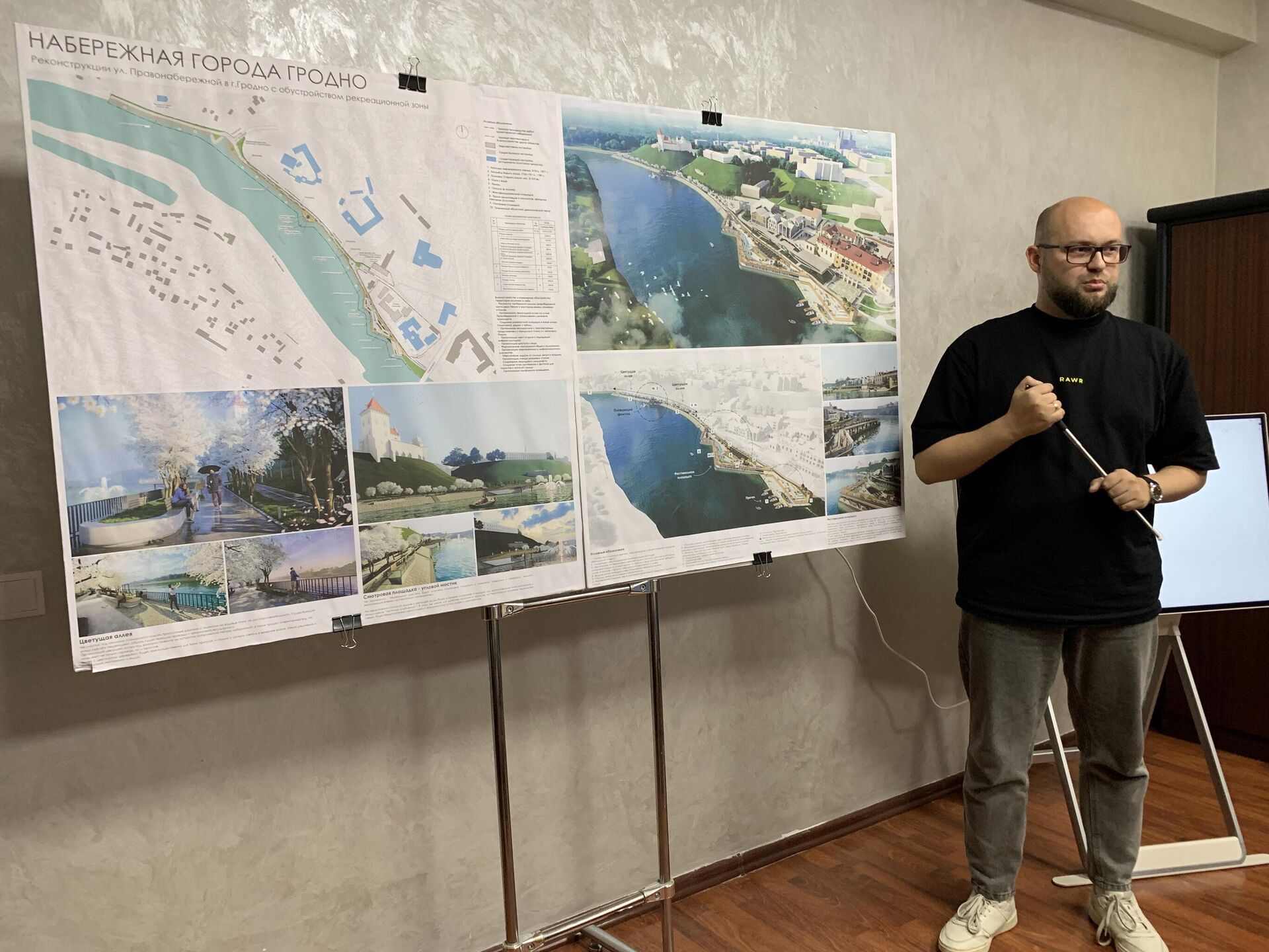 Реконструкция набережной в Гродно - Sputnik Беларусь, 1920, 12.09.2025