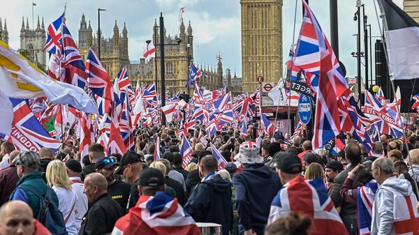 Протесты в Лондоне - Sputnik Беларусь