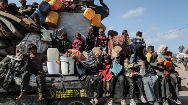 Эвакуация палестинцев из Газы - Sputnik Беларусь