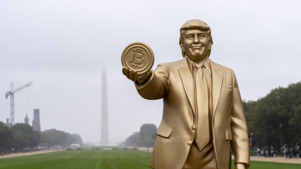 Статуя Дональда Трампа возле Капитолия - Sputnik Беларусь