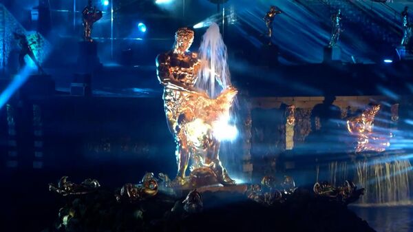 Петергоф. Возрождение: красочное видео осеннего фестиваля фонтанов - Sputnik Беларусь