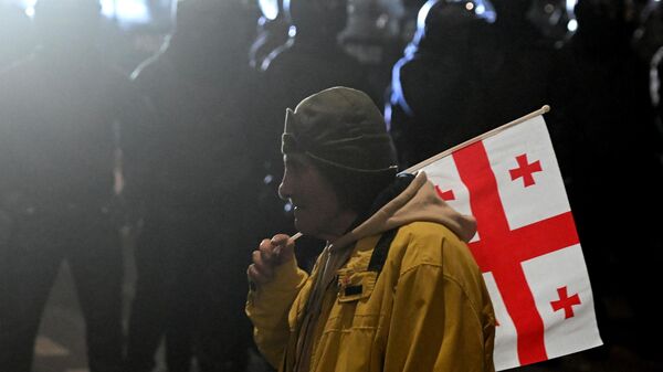 Протесты в Грузии - Sputnik Беларусь
