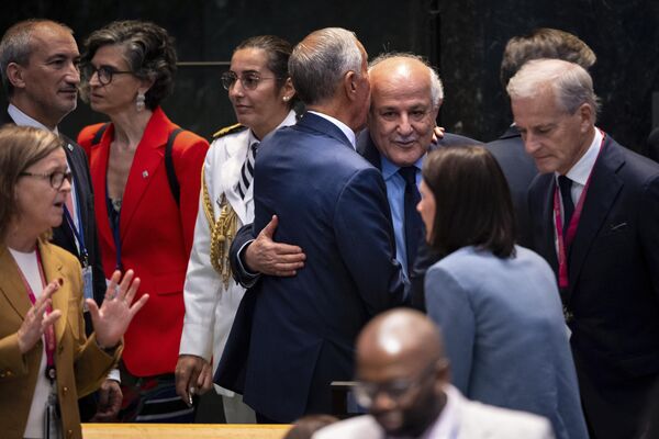 Посол Палестины в Организации Объединенных Наций Рияд Мансур. - Sputnik Беларусь