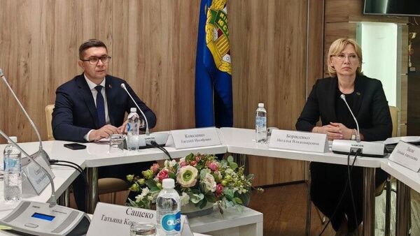 Глава Минюста Евгений Коваленко проводит селекторное совещание - Sputnik Беларусь