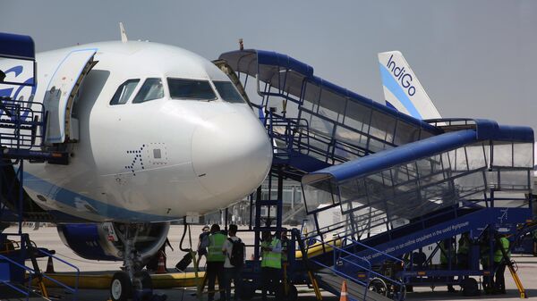 Самолет в аэропорту Индиры Ганди в Дели - Sputnik Беларусь