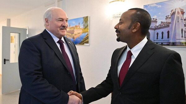 Президент Беларуси Александр Лукашенко и премьер-министр Эфиопии Абий Ахмед Али - Sputnik Беларусь
