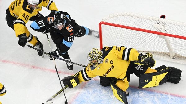 Игровой момент матча Динамо - Северсталь - Sputnik Беларусь