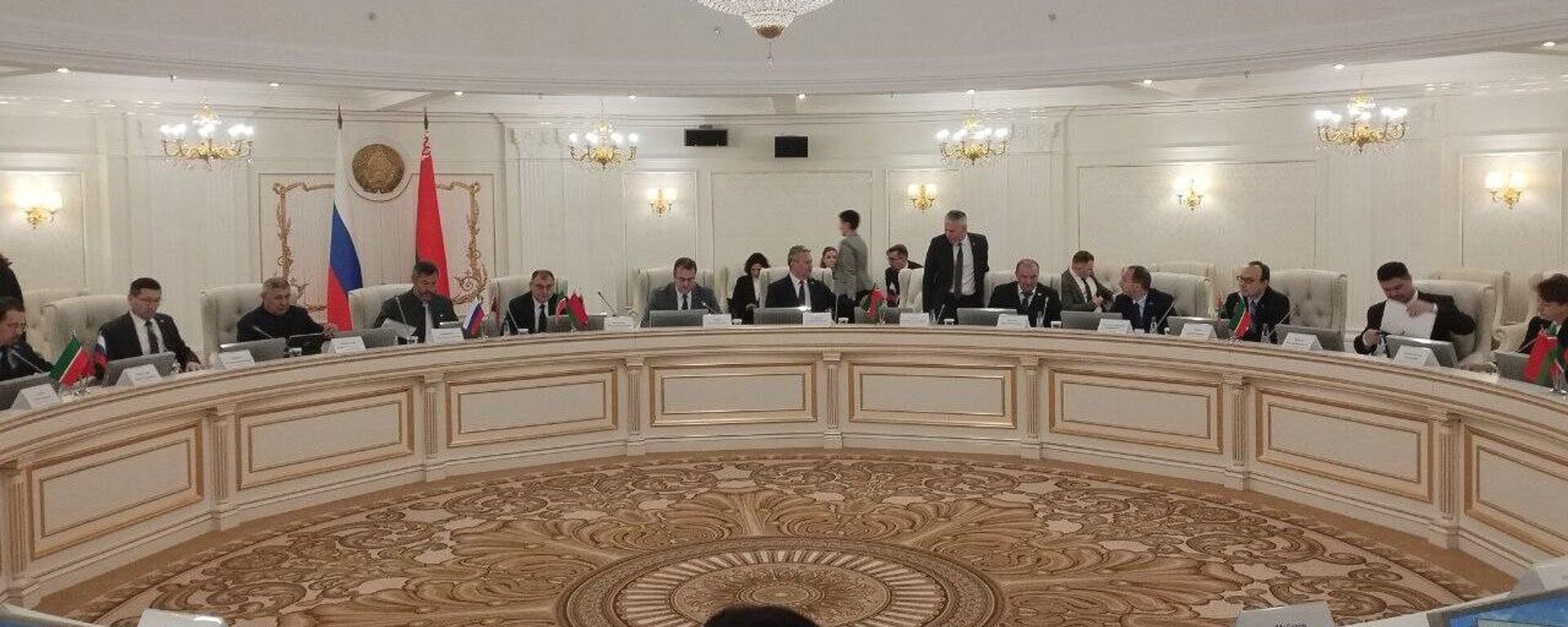 Пасяджэнні працоўнай групы па супрацоўніцтве Беларусі і Татарстана  - Sputnik Беларусь, 1920, 29.09.2025