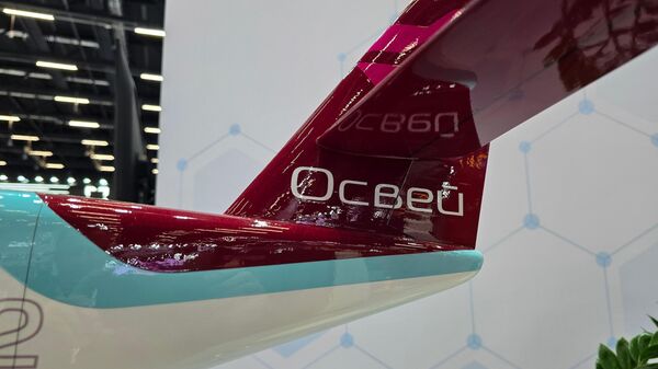 Модель российско-белорусского самолета Освей - Sputnik Беларусь