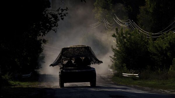 Украінская браніраваная ваенная машына - Sputnik Беларусь