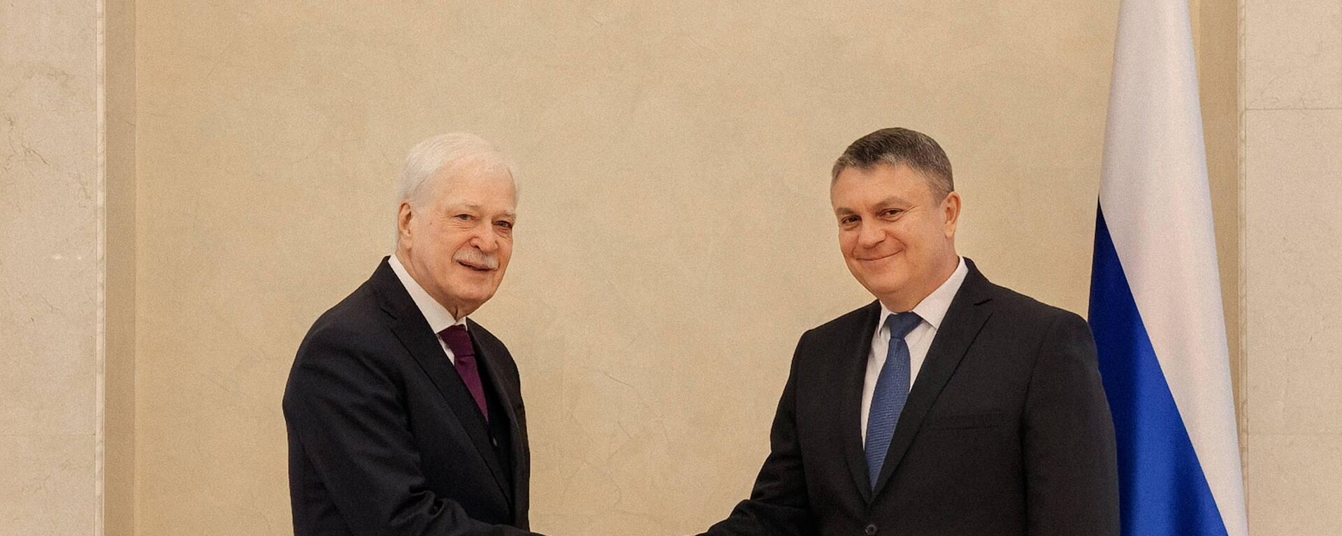 Пасол РФ у Беларусі Барыс Грызлоў і кіраўнік ЛНР Леанід Пасечнік - Sputnik Беларусь, 1920, 30.09.2025