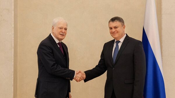 Пасол РФ у Беларусі Барыс Грызлоў і кіраўнік ЛНР Леанід Пасечнік - Sputnik Беларусь