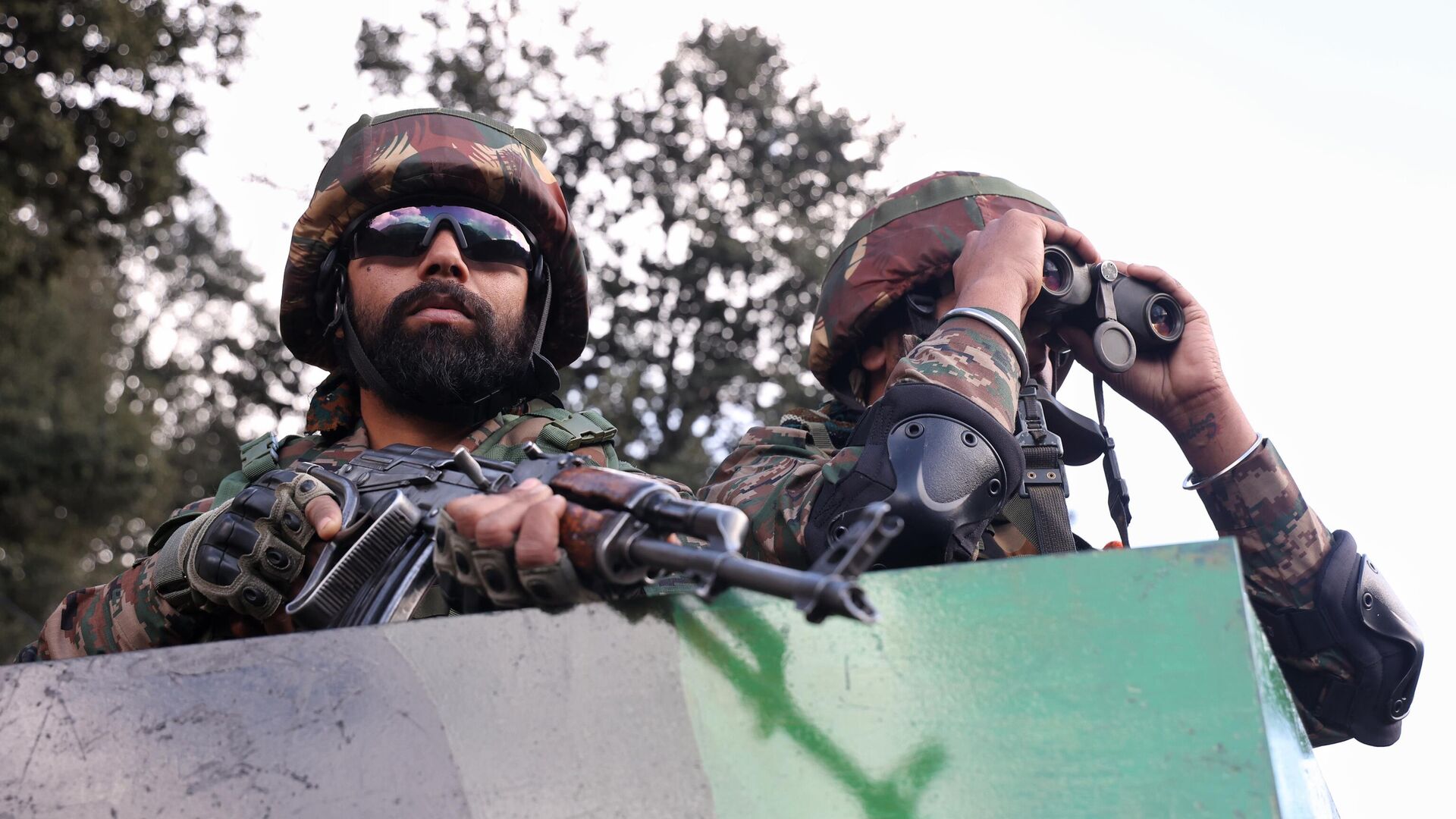 Солдаты индийской армии, архивное фото