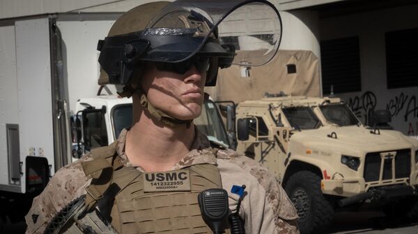 Морской пехотинец армии США - Sputnik Беларусь