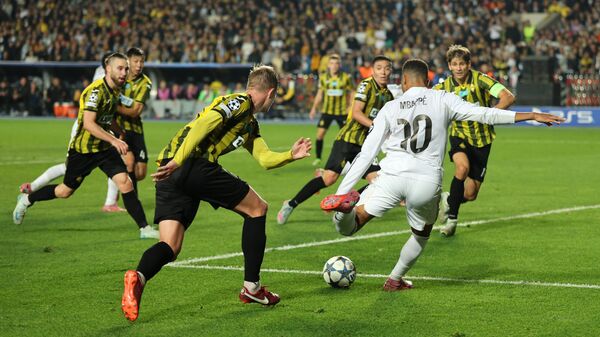 Игровой момент матча Реал - Кайрат - Sputnik Беларусь