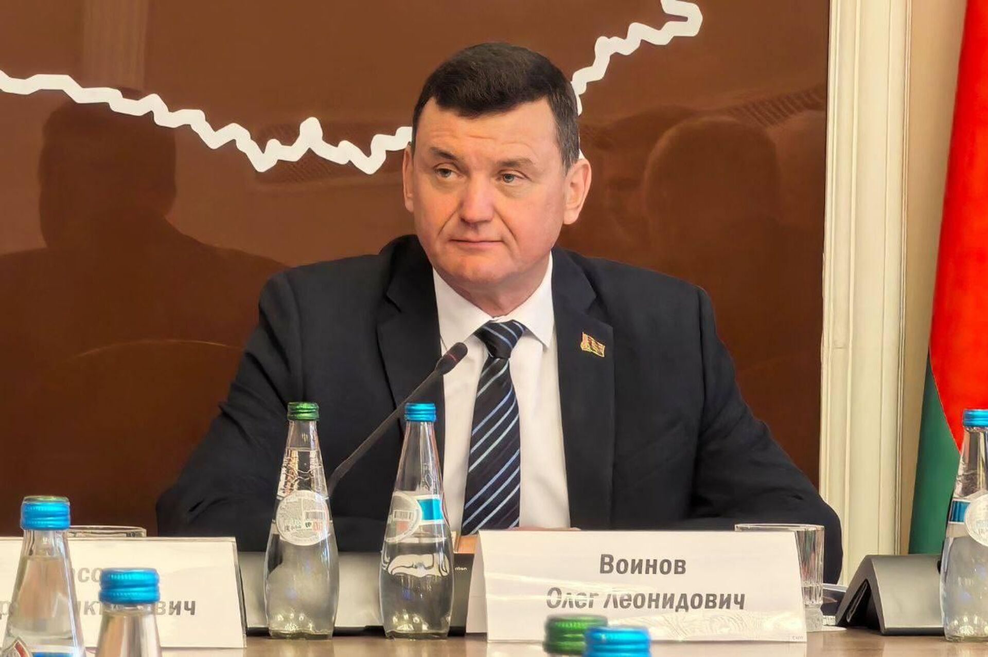 Директор Департамента по архивам и делопроизводству Министерства юстиции Республики Беларусь Олег Воинов - Sputnik Беларусь, 1920, 01.10.2025